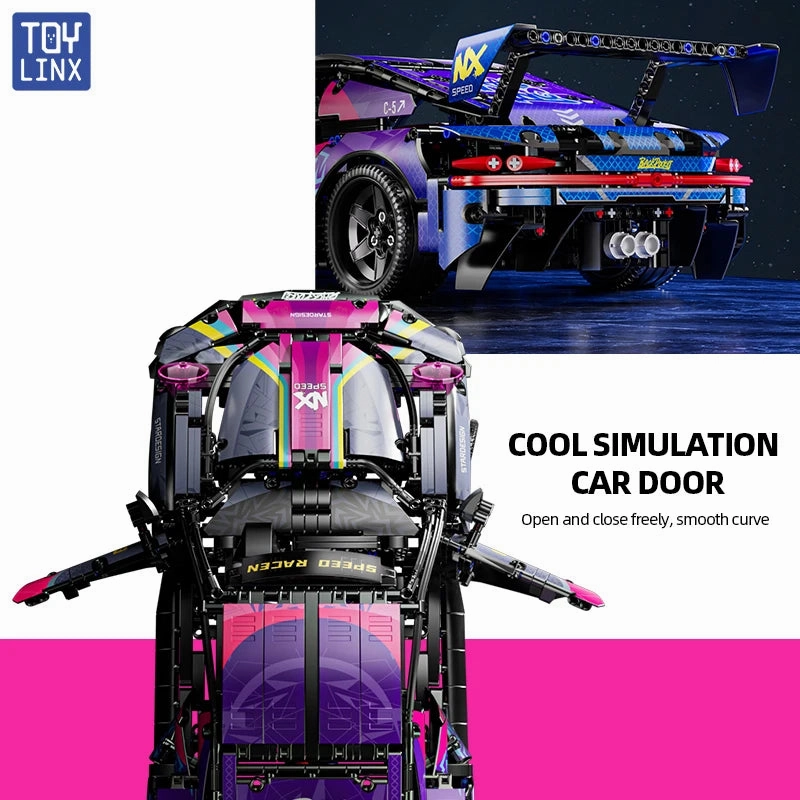 Super Racing Building Blocks Set Famous Sports Car Model Kits Technical Bricks Adult Children Toys Birthday Easter Gifts