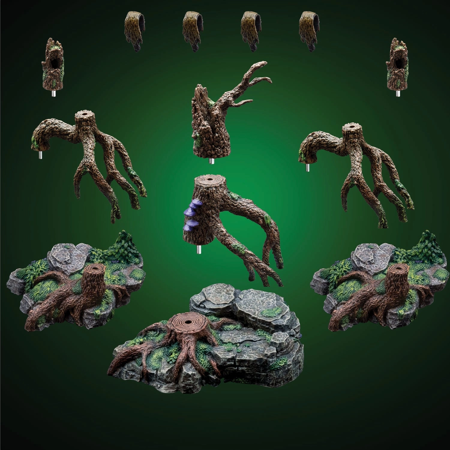 Swamp Stump Lumps (Painted)