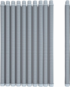 Swimables Universal Swimming Pool Cleaner Hose 48" Designed for the Hayward Navigator, Pool Vac XL, Aquabug, Wanda the Whale, Kreepy Krauly, Aquanaut Pool Vacuum Hose | 11 Sections and 1 Leader Hose
