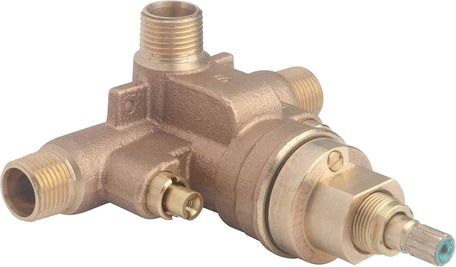 Symmons 261XBRBODY Temptrol Brass Pressure-Balancing Shower Valve with Service Stops and Rapid Install Bracket