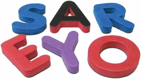 Teacher Created Resources Magnetic Foam: Small Uppercase Letters