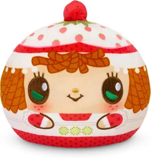 TeeTurtle Strawberry Shortcake Scented Reversible Plush - Strawberry Shortcake and Custard - Cute Kawaii 6" Strawberry Scented Plushie