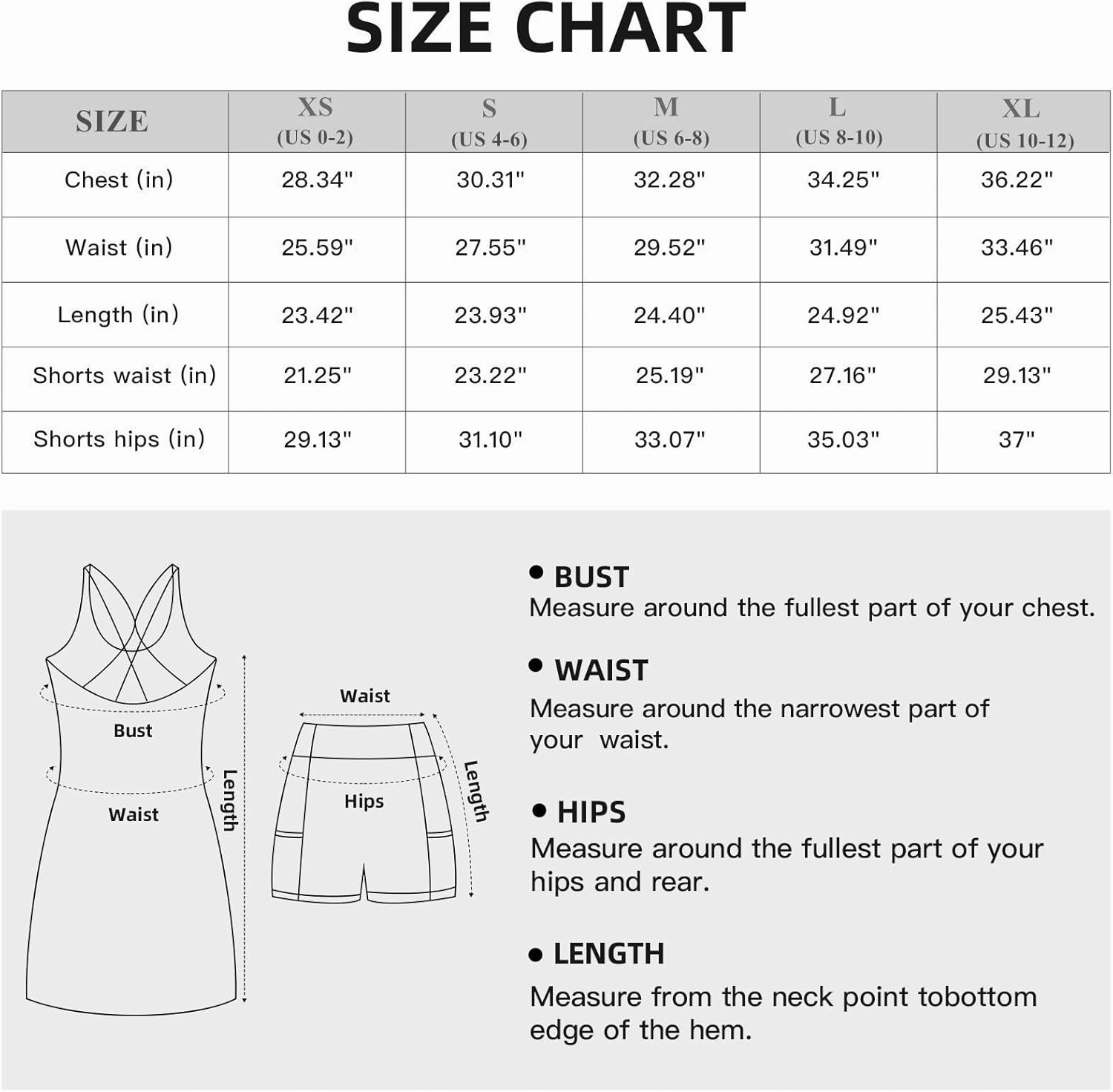 Tennis Dress for Women Workout Dress with Built-in Bra & Shorts Pockets for Athletic Exercise Golf