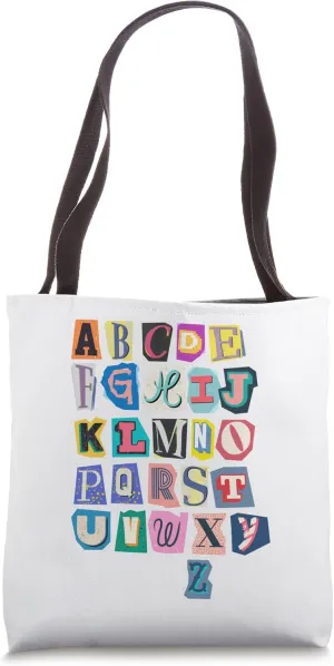 The Alphabet - Letter ID - Teacher Reading Tote Bag