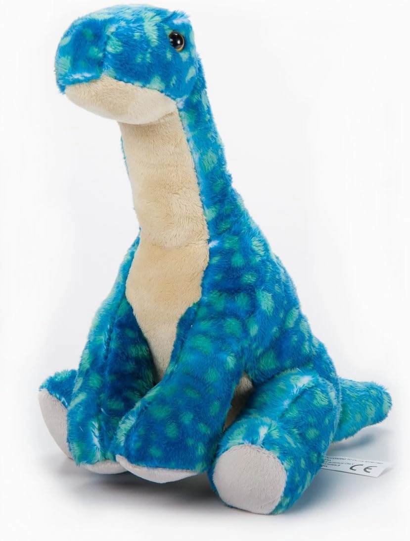 The Petting Zoo Brachiosaurus Dinosaur Stuffed Animal Plushie, Gift for Kids, Dinosaur Animals, Brachiosaurus Dinosaur Plush Toy with Sound, 8 inch