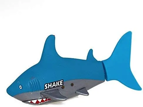 Tipmant Mini Remote Control Toy Electric RC Fish Boat Shark Swim in Water Swimming Pool Kids Gift - Blue