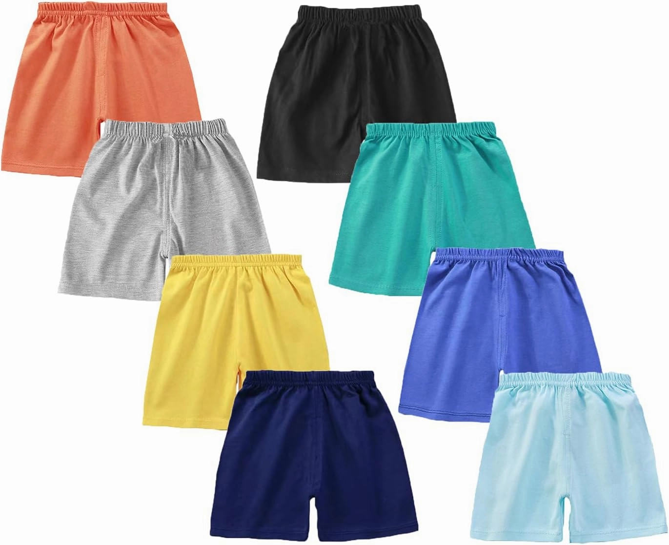 Toddler Baby Boy Elastic Waist Pull On Cotton Shorts for Littler Kids Boys Short Pants Summer Clothes