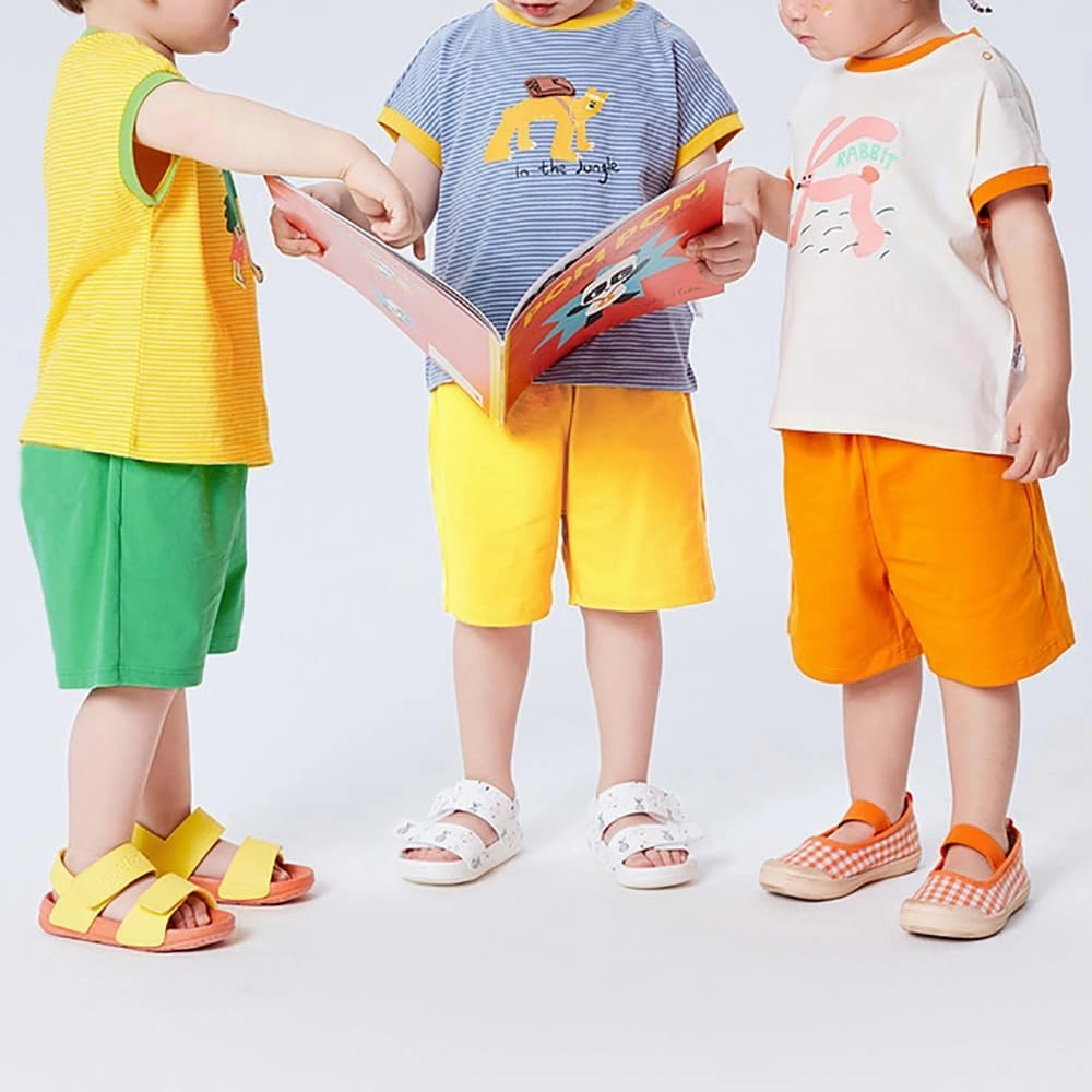 Toddler Baby Boy Elastic Waist Pull On Cotton Shorts for Littler Kids Boys Short Pants Summer Clothes