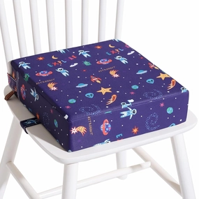 Toddler Booster Seat for Dining Table Kitchen Chair, Stronger Support Washable 2 Safer Straps Non-Slip Bottom Portable Booster Seat for Kids Baby Increasing Cushion for Travel Home