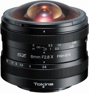 TOKINA SZ 8mm F2.8 Fisheye MF- Fujifilm X Mount