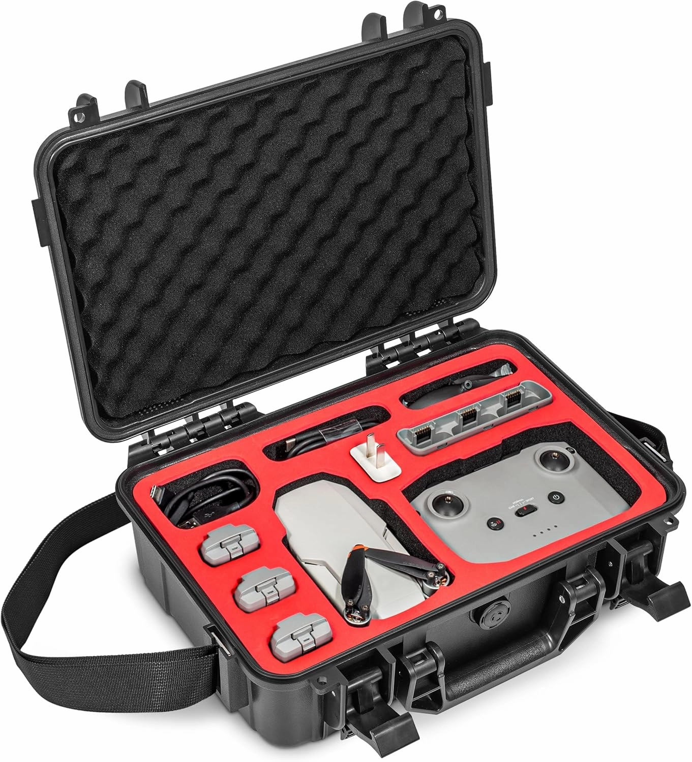 Tomat Mini 4K Case Waterproof Hard Carrying Case for DJI MINI 4K / Mini 2 Fly More Combo Accessories