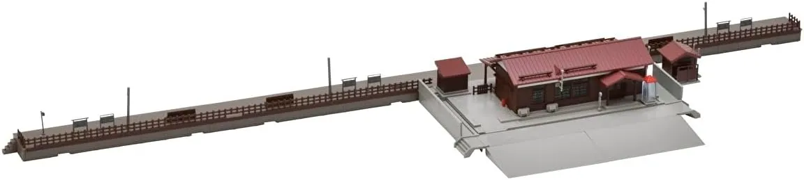 TOMIX 4251 N Gauge Wooden Station Building Set, Cold Area, Diorama Supplies
