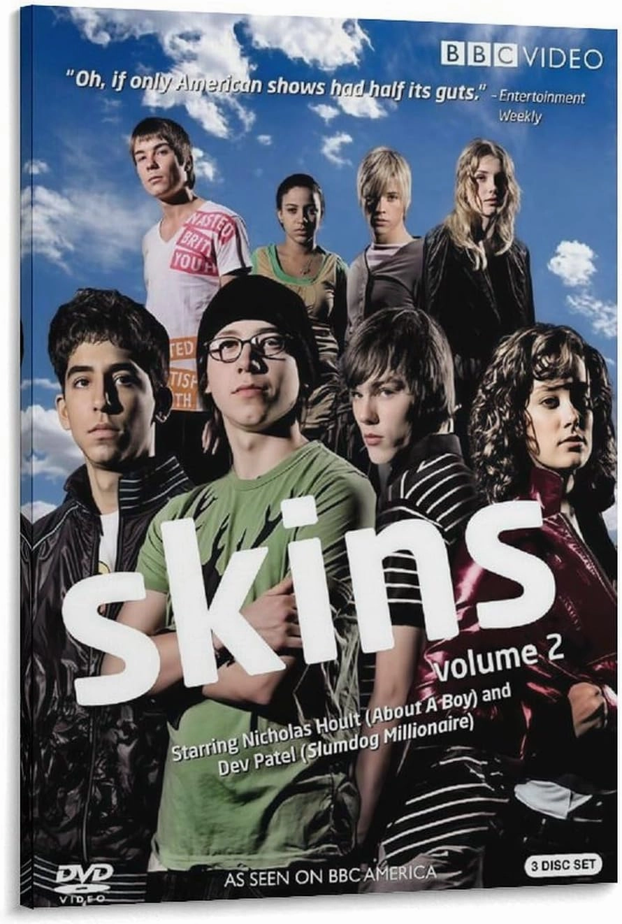 Tony England Uk Stonem Sid Skins Effy Poster Canvas Wall Art For Room Aesthetic And Decor Poster For Bedroom Living Room Bathroom Kitchen Office Decor 24x36inch(60x90cm) Frame-style