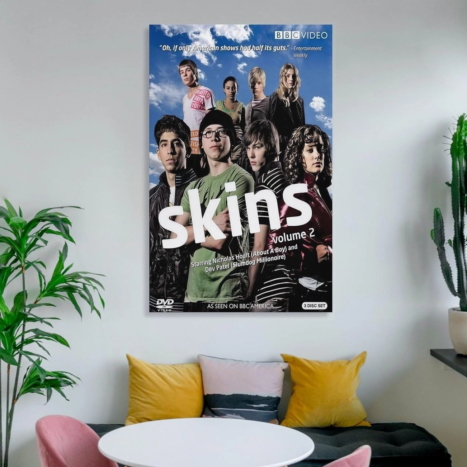 Tony England Uk Stonem Sid Skins Effy Poster Canvas Wall Art For Room Aesthetic And Decor Poster For Bedroom Living Room Bathroom Kitchen Office Decor 24x36inch(60x90cm) Frame-style