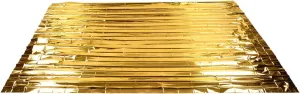 Topyond Emergency Thermal Blanket Ideal for Field Survival, Emergency Rescue and Outdoor Activities Dual Color (Gold and Silver) for Better Visibility