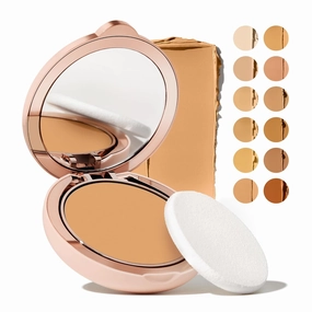 Toty by Sofia Vergara - Ilumina CC Creamy Compact SPF 50  Mineral Broad Spectrum Sunscreen for Face - Tinted Blurring Balm SPF- Matte, Light Coverage - Water & Sweat Resistant - All Skin Types - 3N