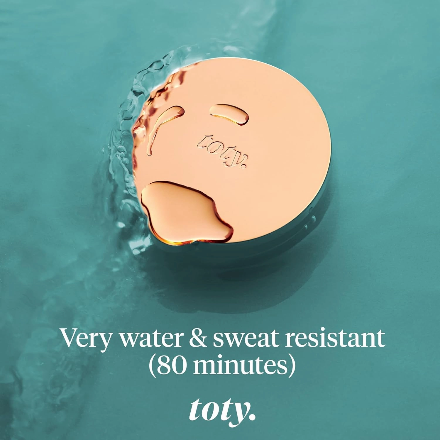 Toty by Sofia Vergara - Ilumina CC Creamy Compact SPF 50  Mineral Broad Spectrum Sunscreen for Face - Tinted Blurring Balm SPF- Matte, Light Coverage - Water & Sweat Resistant - All Skin Types - 3N
