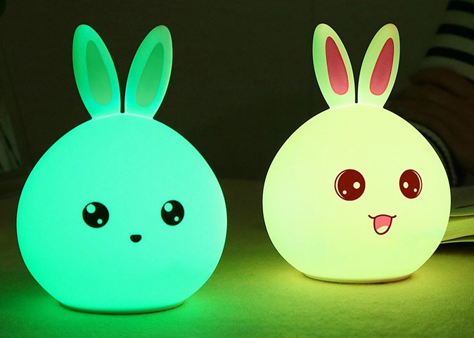 Touch Sensor Night Light Silicone Bunny Rabbit