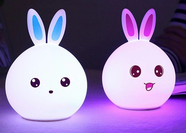 Touch Sensor Night Light Silicone Bunny Rabbit