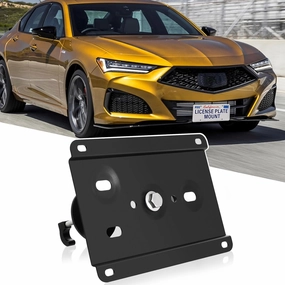 Tow Hook Adapater Do Drill Front License Plate Mounting Bracket Holder Compatible with All New Acura Integra (DE)