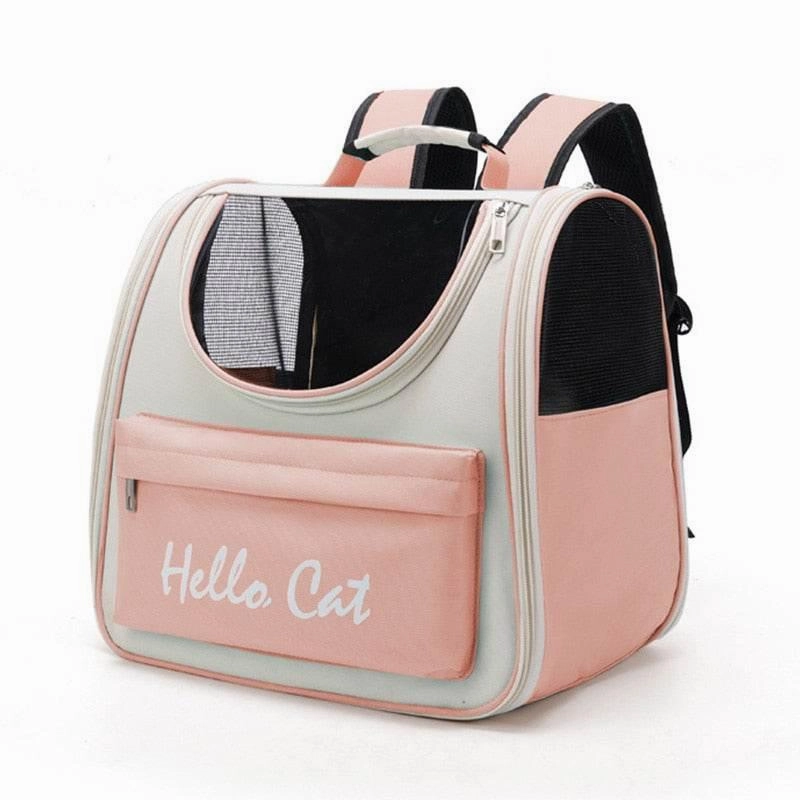 Transparent Cat Carrier Backpack - Breathable Pet Travel Bag