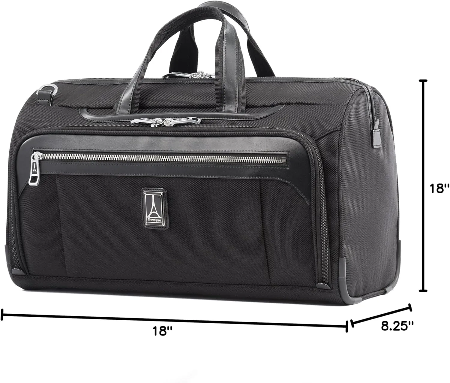 Travelpro Platinum Elite Regional Underseat Duffel Bag, Shadow Black, One Size