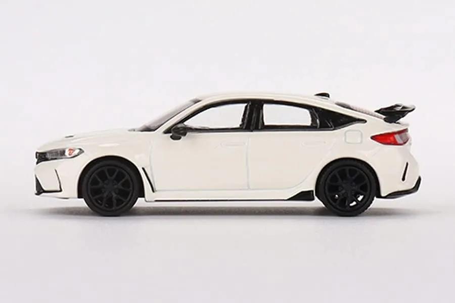 TrueScale Miniatures Mini GT 1/64 Honda Civic Type R 2023 Championship White (Right Handle) Finished Product