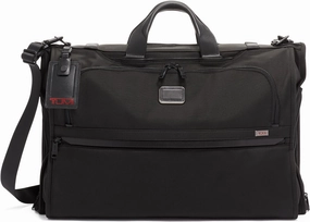 TUMI - Alpha Garment Bag Tri-Fold Carry-On - Gown & Suit Carrier - Travel Garment Bag - Hand Carry Luggage - TUMI Tracer - Black