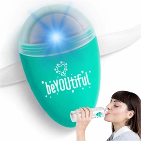 ULLA Light up Water Bottle Reminder, Smart Light, Small Hydrate Reminder, Fits to Any Bottle, Lights Up When Time to Drink, Hydration Intake Planner, Home & Office Use - BeYouTiful