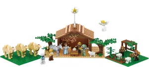 Ultimate Play Set: Large Indoor Scene, 15 Charming Characters, Stable, Trees - Perfect Christmas Decor & Memorable Stocking Stuffer