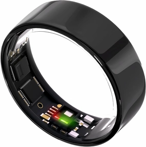 ULTRAHUMAN Ring AIR-Smart Ring Health Tracker, Size First Sizing Kit,Sleep Tracker,Smart Ring for Men/Women,Fitness Tracker (Made in India, Aster Black, 7)
