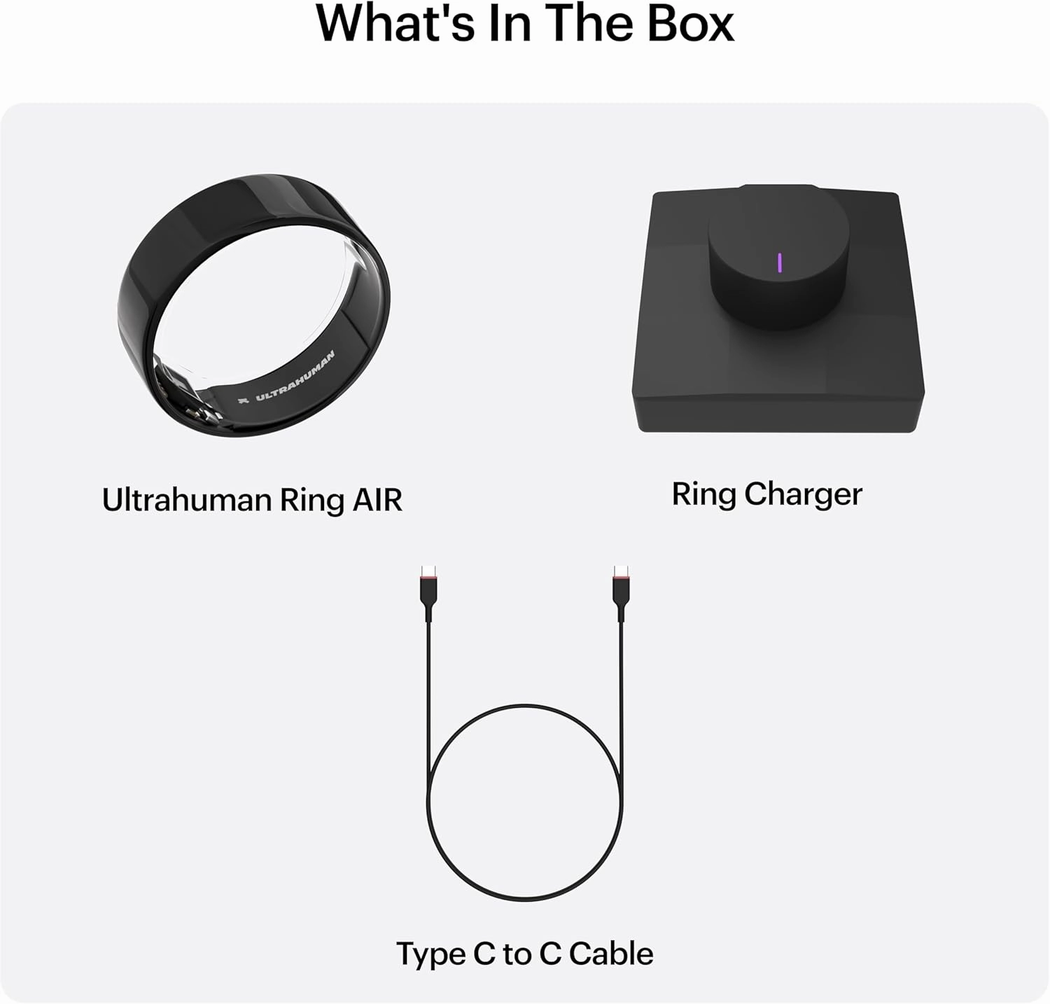 ULTRAHUMAN Ring AIR-Smart Ring Health Tracker, Size First Sizing Kit,Sleep Tracker,Smart Ring for Men/Women,Fitness Tracker (Made in India, Aster Black, 7)