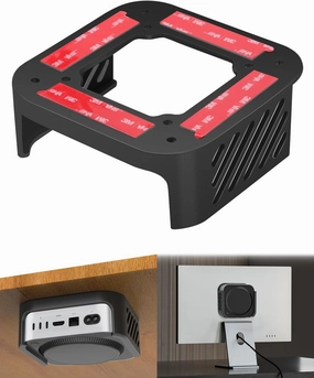Under Desk Mount for 2024 Mac Mini M4/M4 Pro - Monitor VESA Mount for Mac Mini M4 - Wall Mount - Under Desk Stand - Accessories for Mac Mini M4