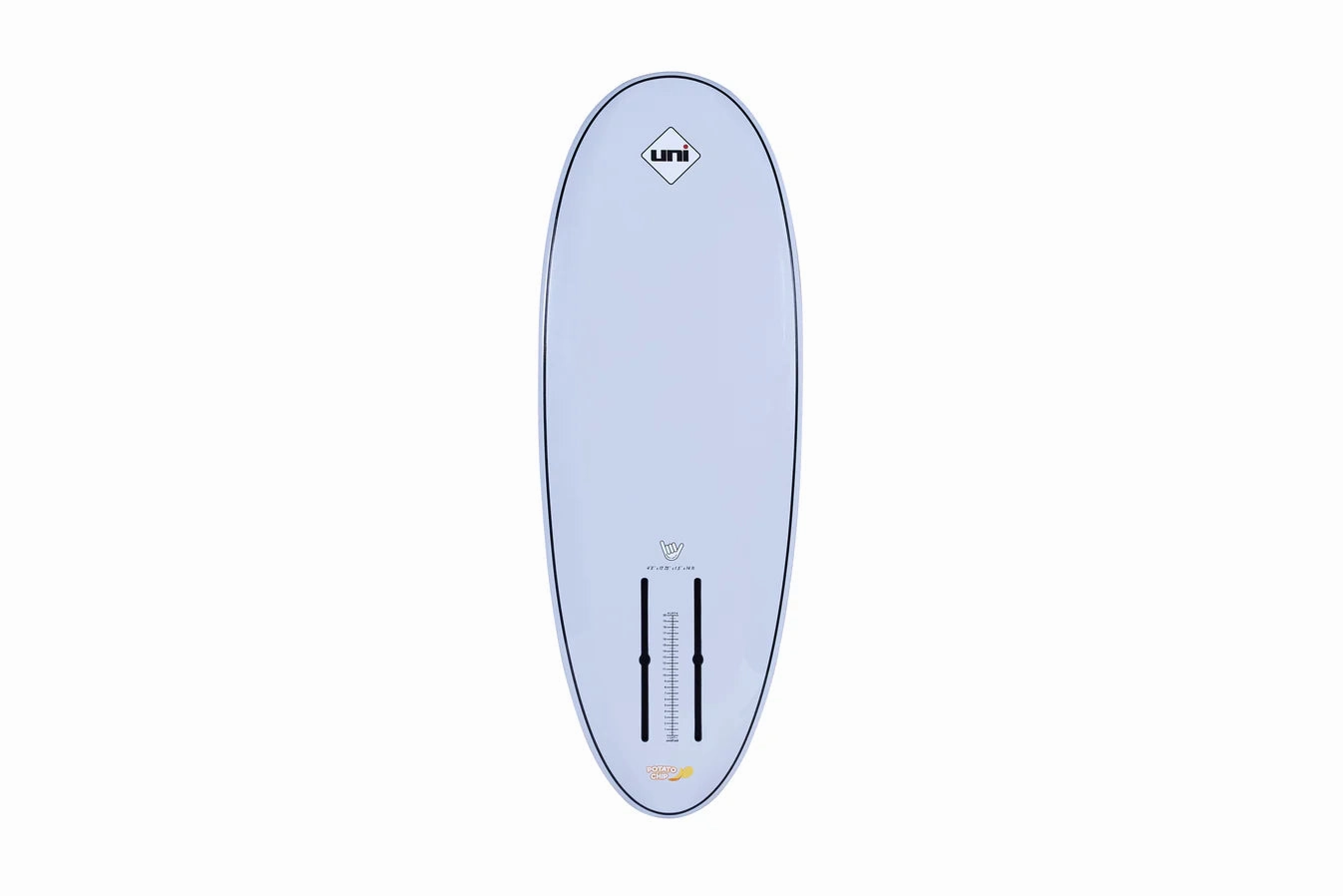 UNIFOIL POTATO CHIP WAKE BOARD 4’2” X 17.75 X 1.5” - 13.9L W/BOARD BAG