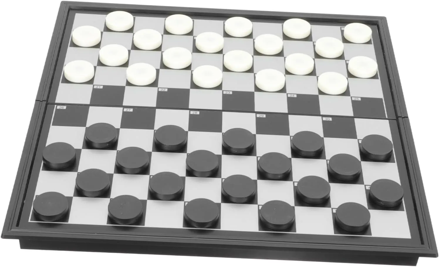 Vaguelly Entertaining Interactive Magnetic Checkers Game for Students Easy to Carry and Play Anywhere