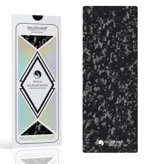 VELLEN HAIR Professional Carbon Fiber Foil/Balayage Board, Extra Light Hair Color board (Forged Carbon Black, 5.1" x 13.8" inch)