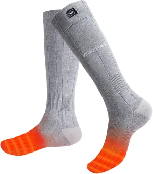 Venustas Heated Socks for Men Women, Rechargeable Heated Socks For Hunting Ski and Feet Warm