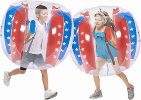 VEVOR Inflatable Bumper Balls 2-Pack, 4FT/1.2M Body Sumo Zorb Balls for Kids & Teens, Durable PVC Human Hamster Bubble for Outdoor Team Gaming Play, Bumper Bopper Toys for Playground, Yard, Park
