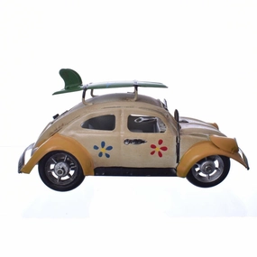 VINTAGE BEACH CAR - YELLOW