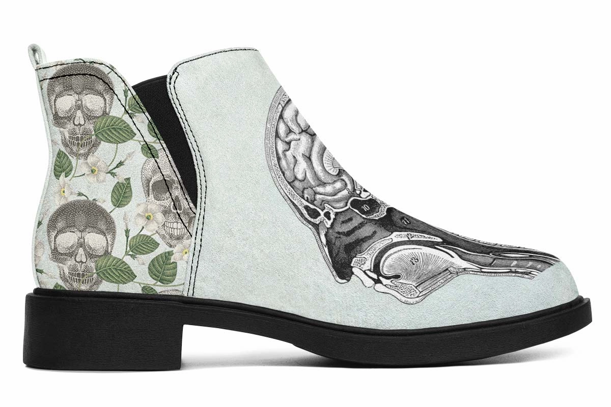 Vintage Brain Diagram Neat Vibe Boots