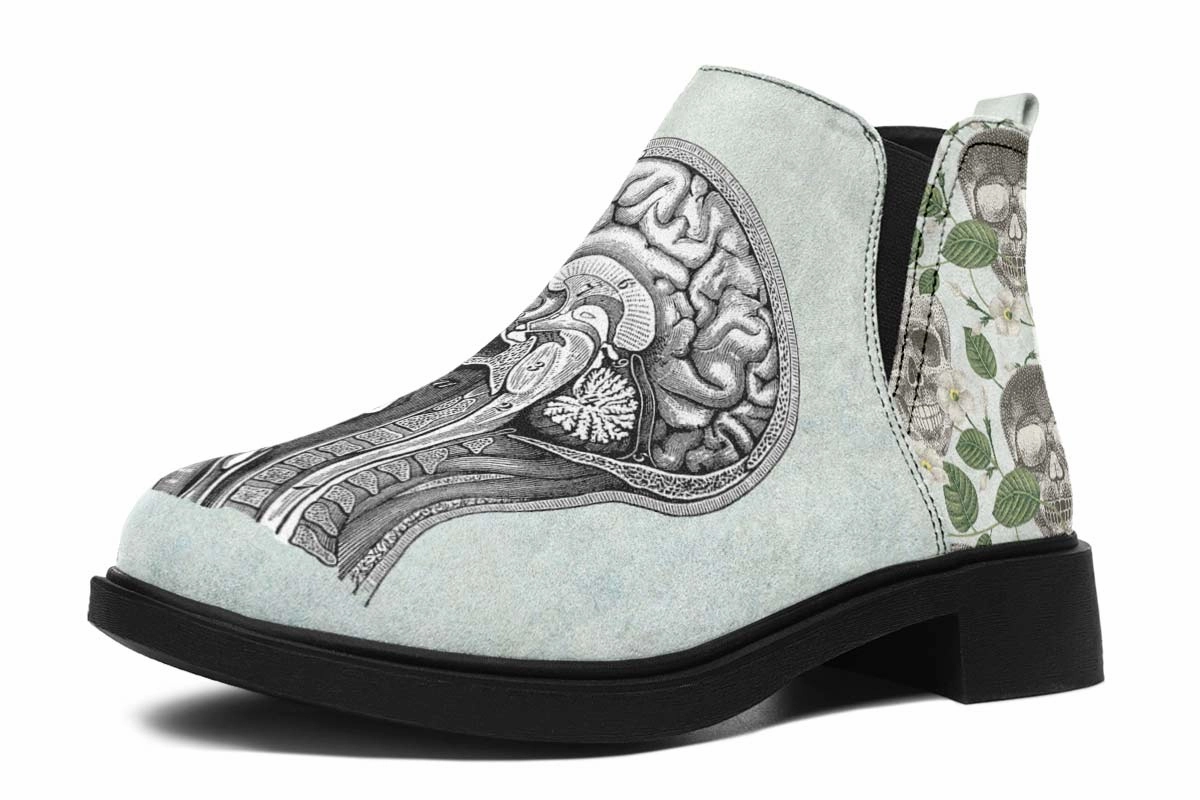 Vintage Brain Diagram Neat Vibe Boots