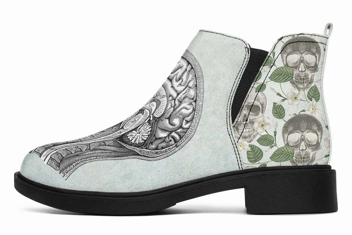 Vintage Brain Diagram Neat Vibe Boots