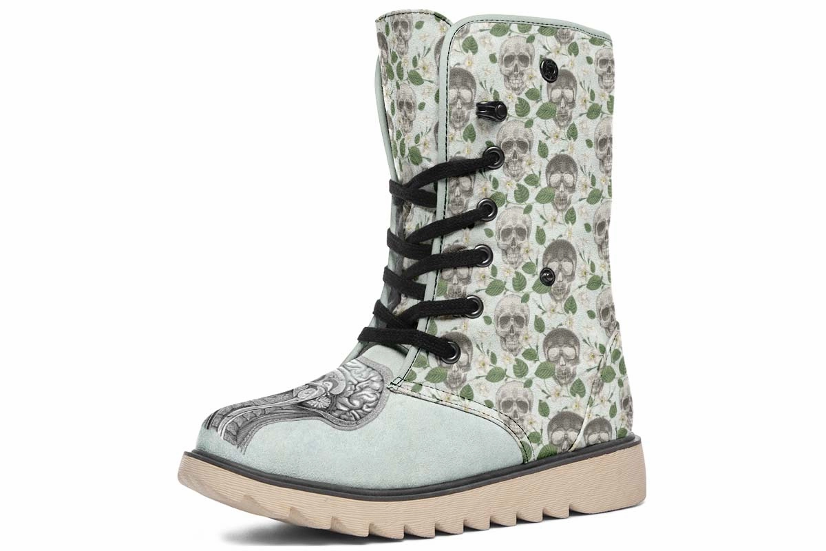 Vintage Brain Diagram Polar Vibe Boots