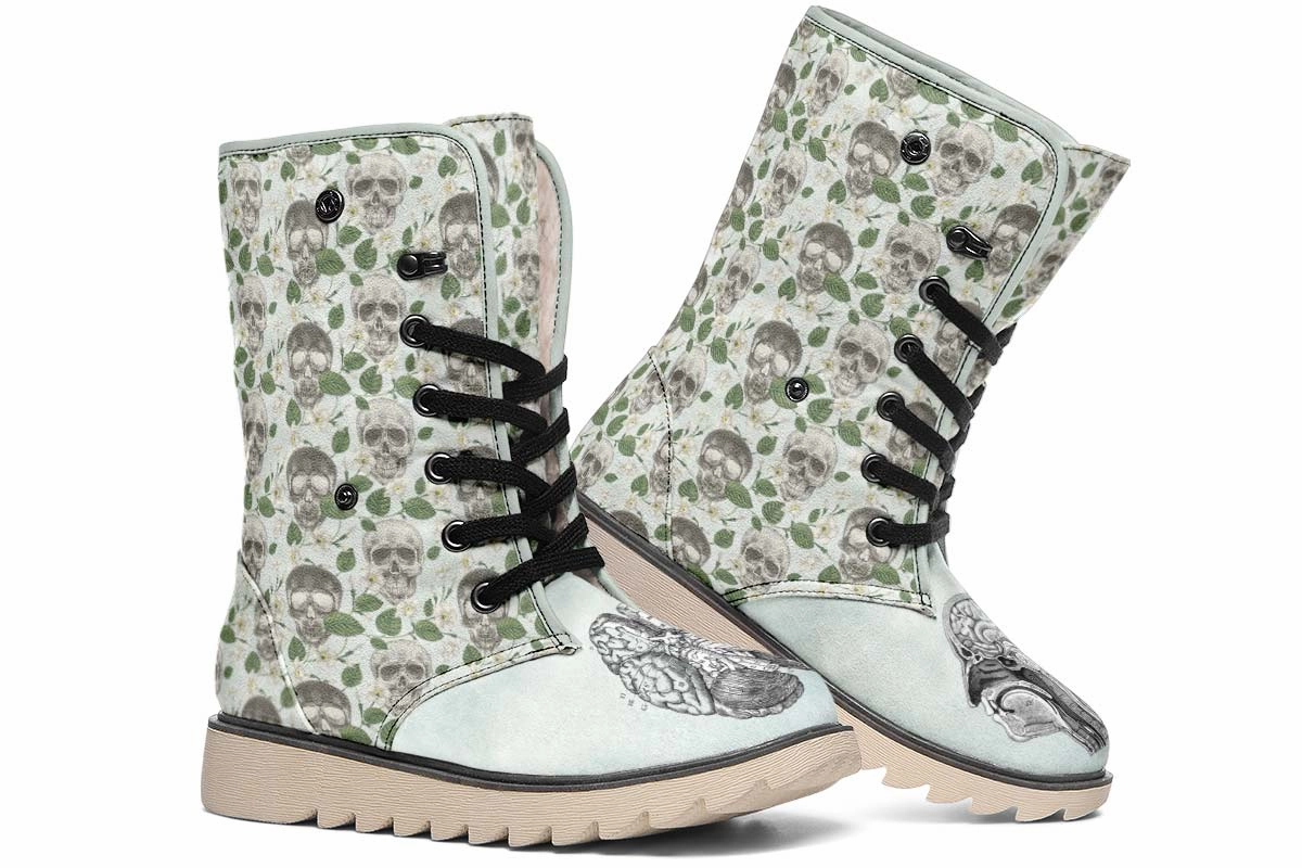 Vintage Brain Diagram Polar Vibe Boots