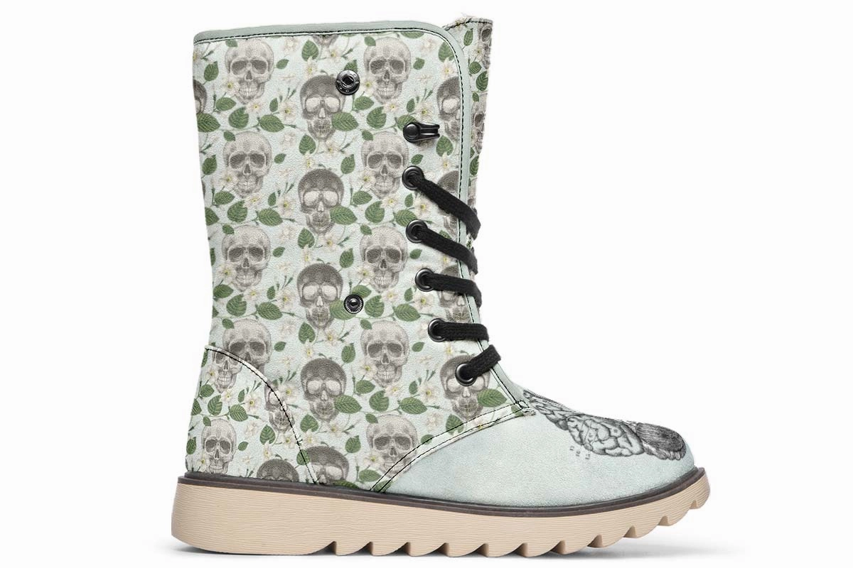 Vintage Brain Diagram Polar Vibe Boots