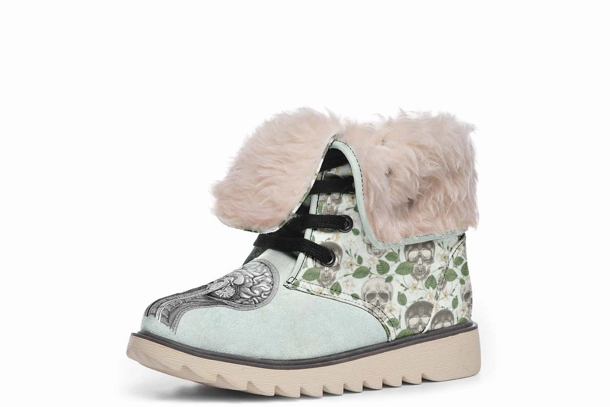 Vintage Brain Diagram Polar Vibe Boots