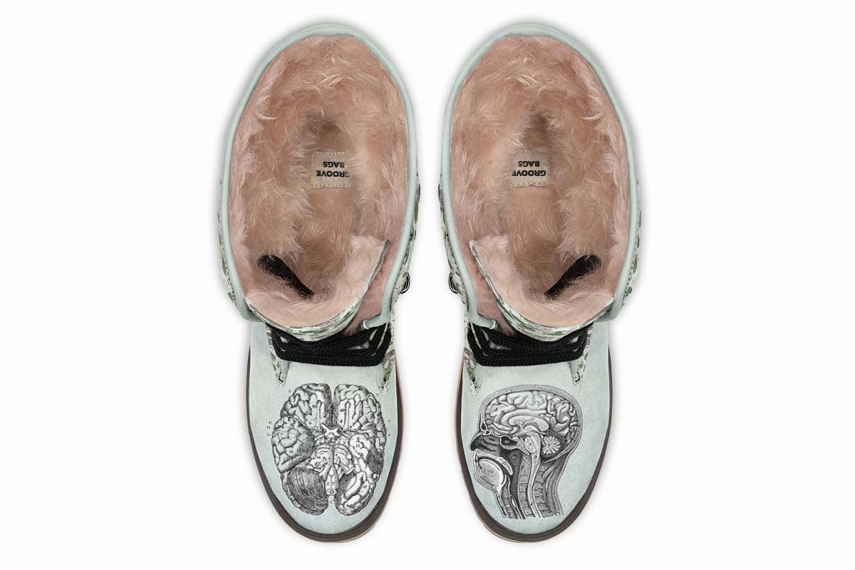 Vintage Brain Diagram Polar Vibe Boots