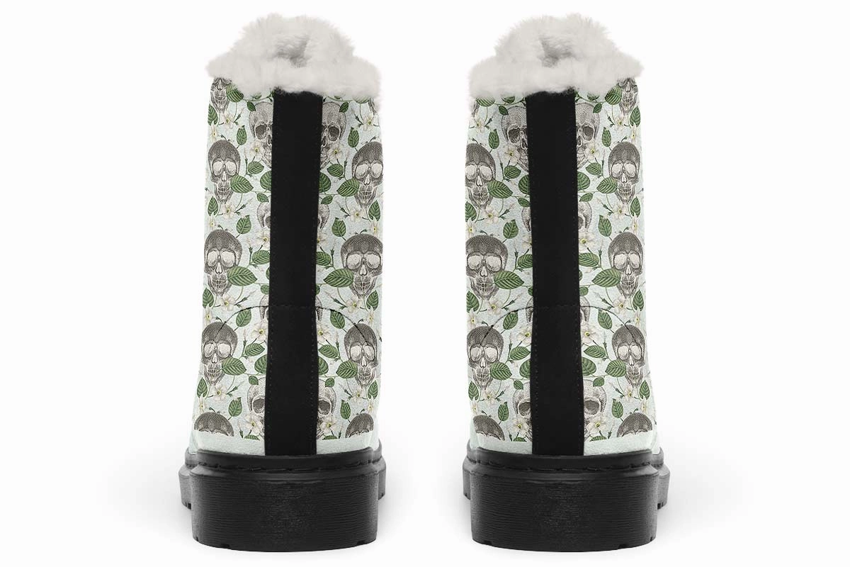 Vintage Brain Diagram Winter Boots