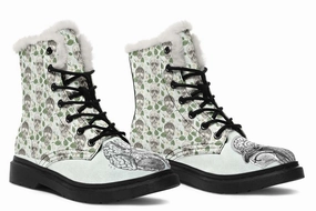 Vintage Brain Diagram Winter Boots