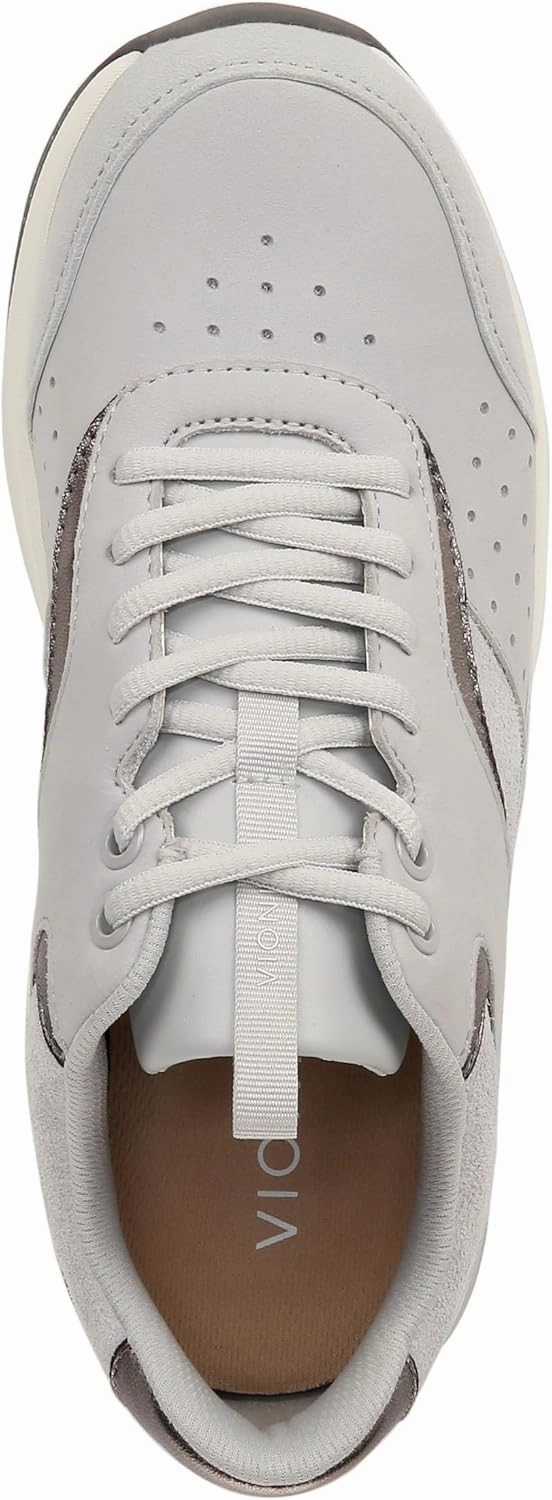 Vionic Women's Fashion Sneaker Nova – Comfortable Lace Up That Includes a Built-in Arch Support Insole That Helps Correct Pronation and Alleviate Heel Pain Caused by Plantar Fasciitis, Medium Width